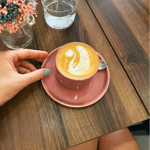 Coffee and croissant